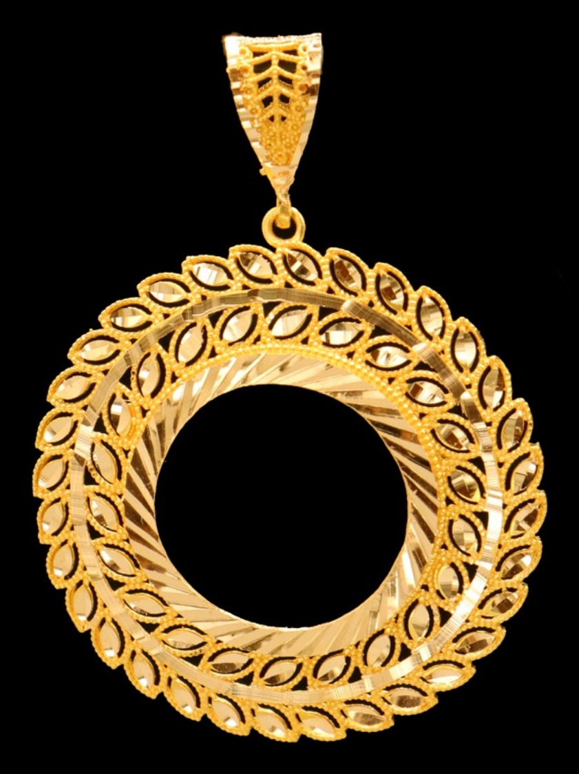 21K Gold Coin Frame – 35094